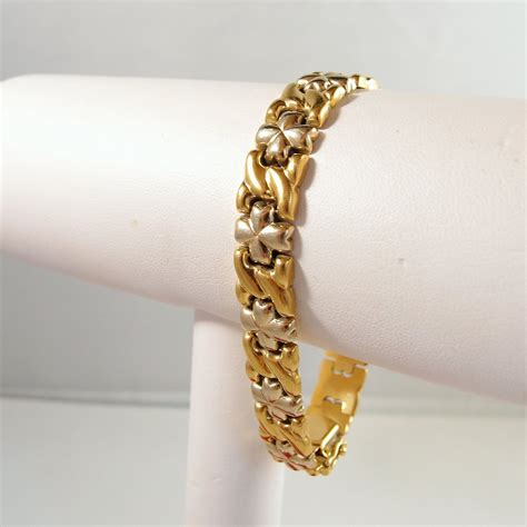 18k solid gold bracelets